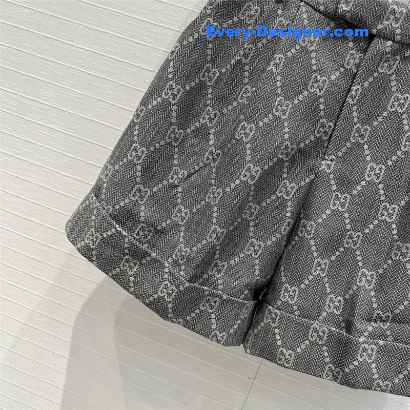 Gvc*1 double g jacquard suit shorts replica clothing sites