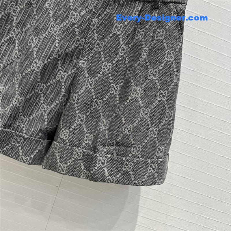 Gvc*1 double g jacquard suit shorts replica clothing sites