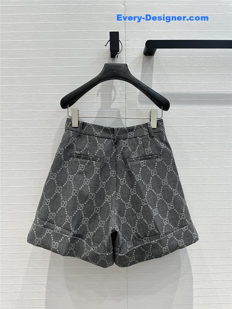 Gvc*1 double g jacquard suit shorts replica clothing sites