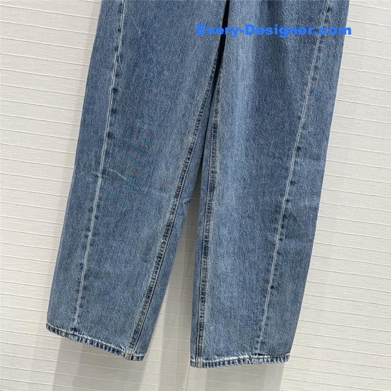 A1exa*der wang belt stitching sickle jeans replica clothes
