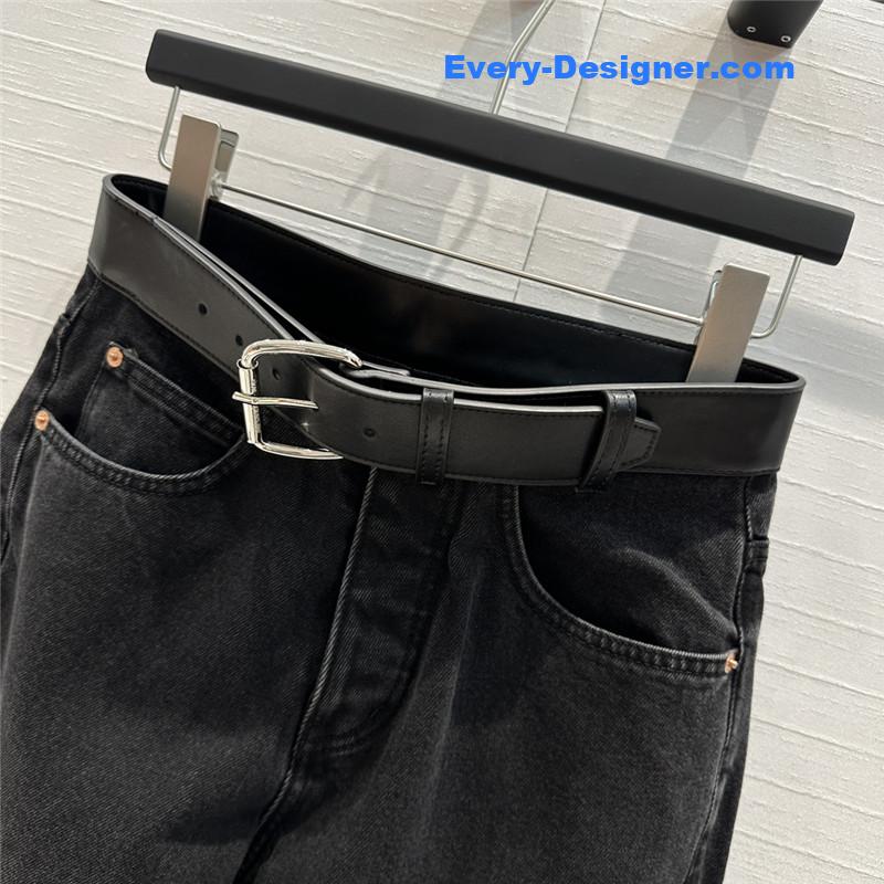A1exa*der wang belt stitching sickle jeans replica clothes