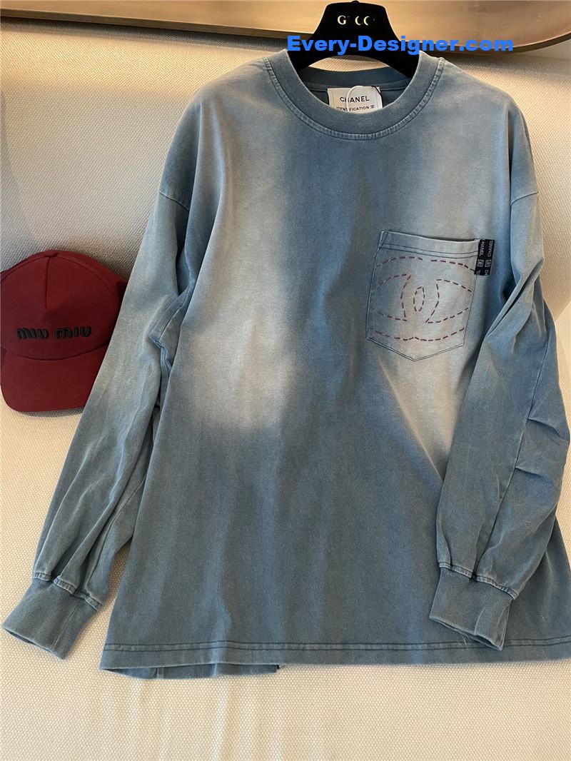 Ch**el fried color short long sleeve replica clothing sites