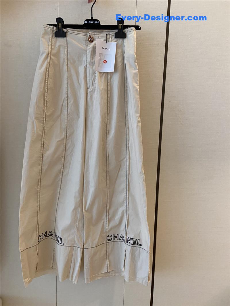 Ch**el new wool straight pants replica designer clothes