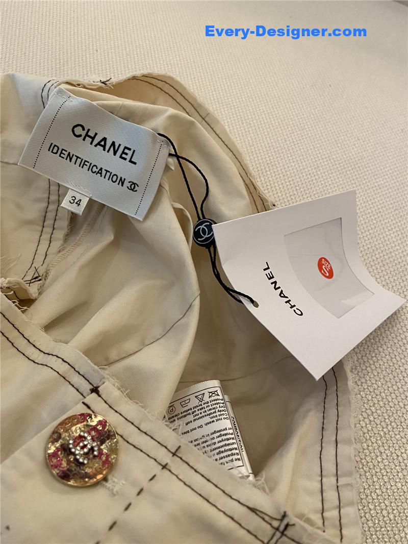 Ch**el new wool straight pants replica designer clothes