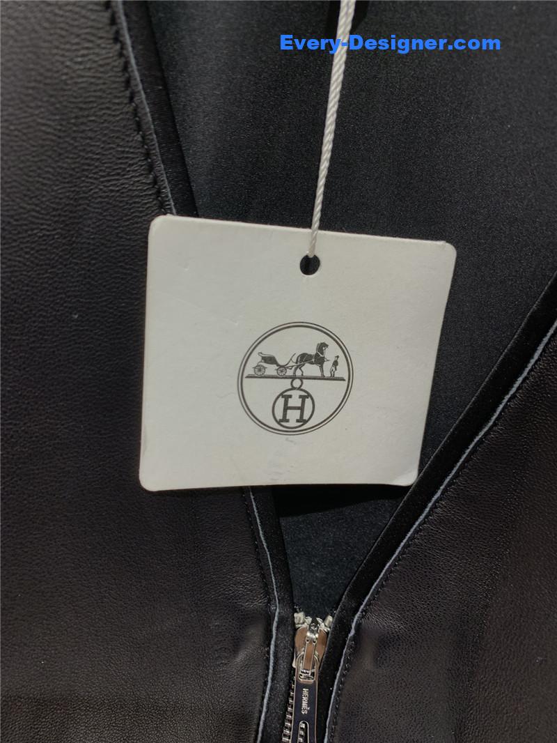 H**me5 leather patchwork satin waistcoat replica clothes