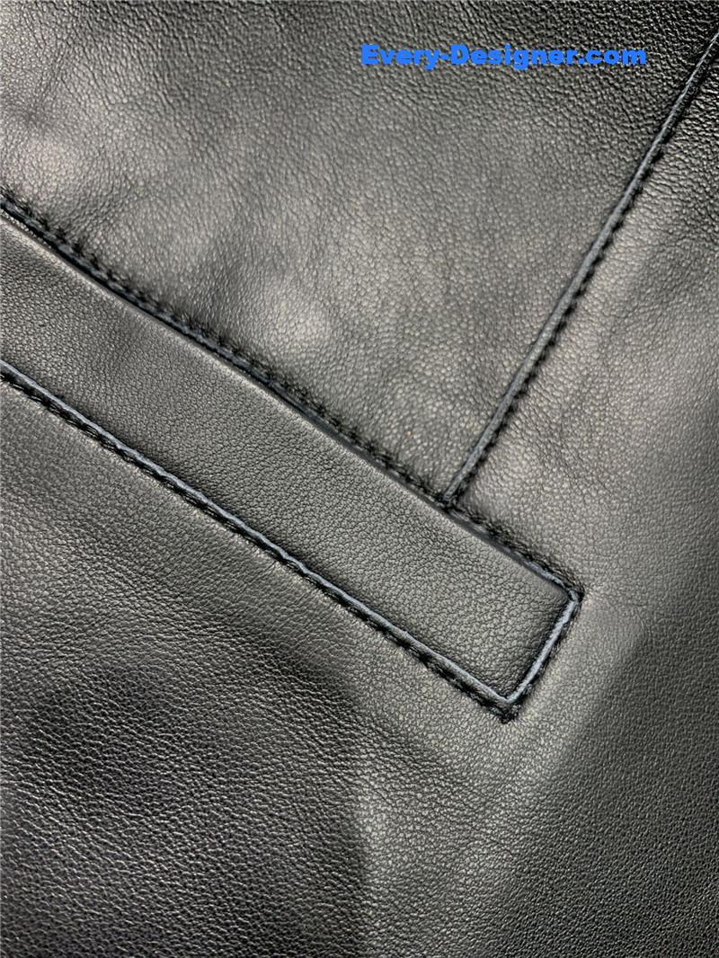 H**me5 leather patchwork satin waistcoat replica clothes