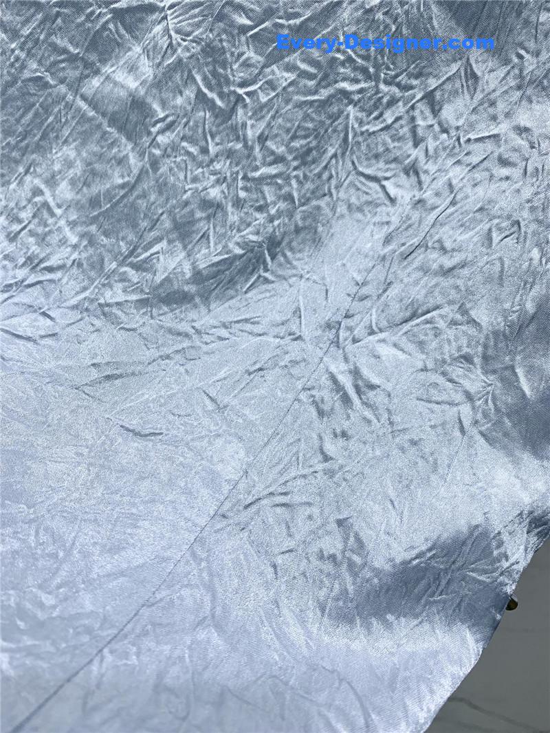 Y51 sequined acetate wrinkled vest set replica d&g clothing