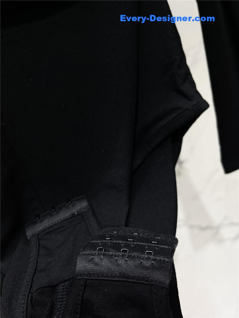 Y51 pleated off-shoulder dress replicas clothes