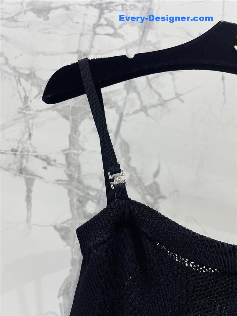 Ch**el hollow knit vest cheap replica designer clothes