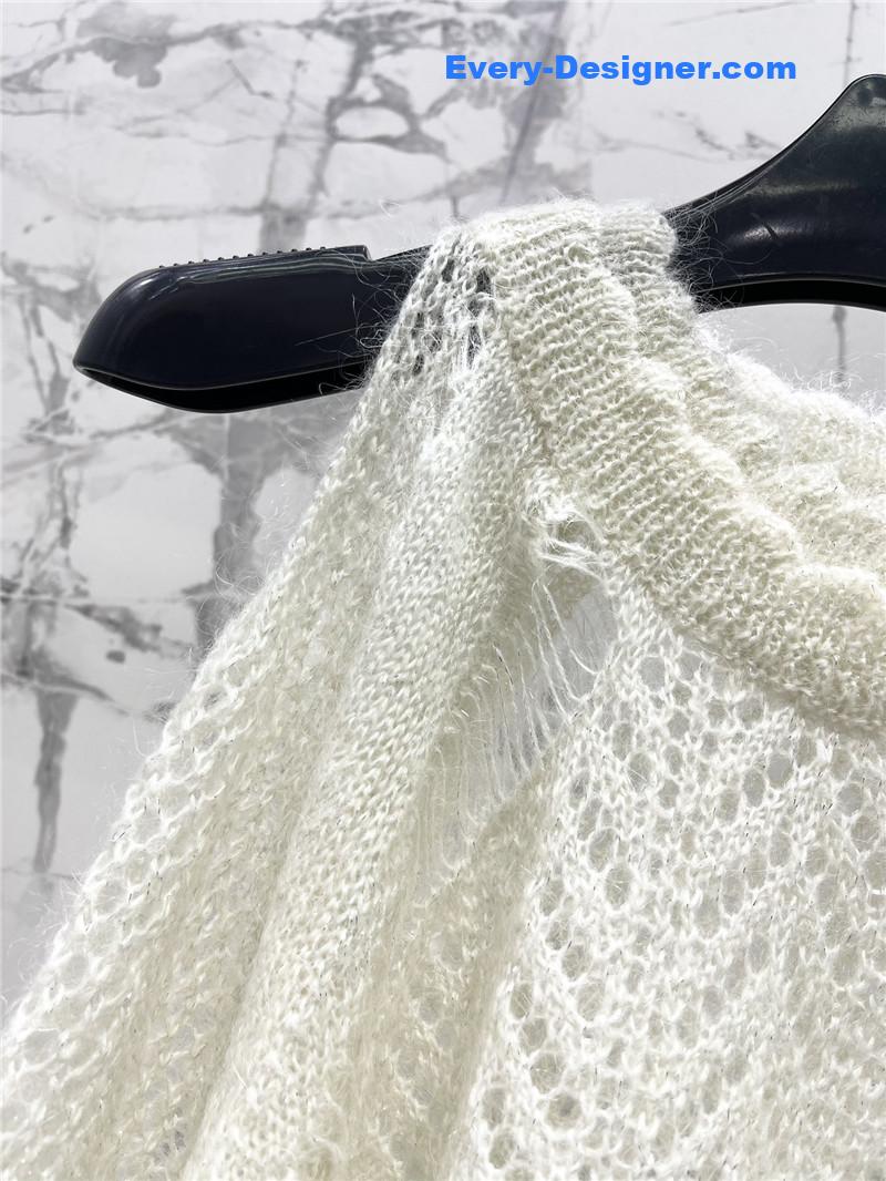 Y51 hollow mohair knit replica d&g clothing