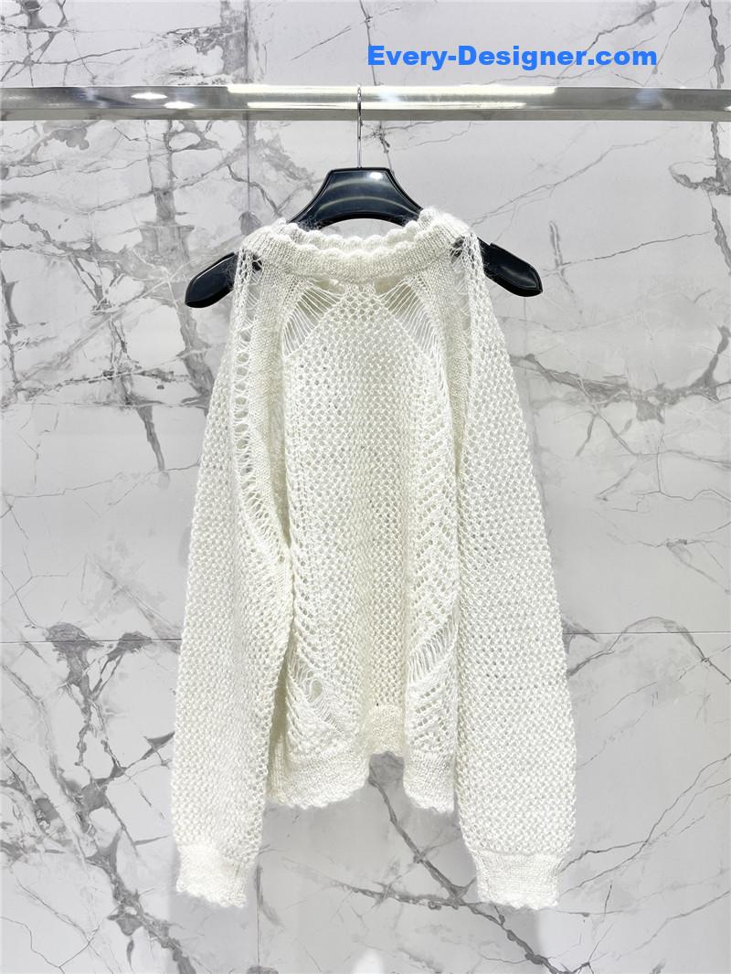Y51 hollow mohair knit replica d&g clothing