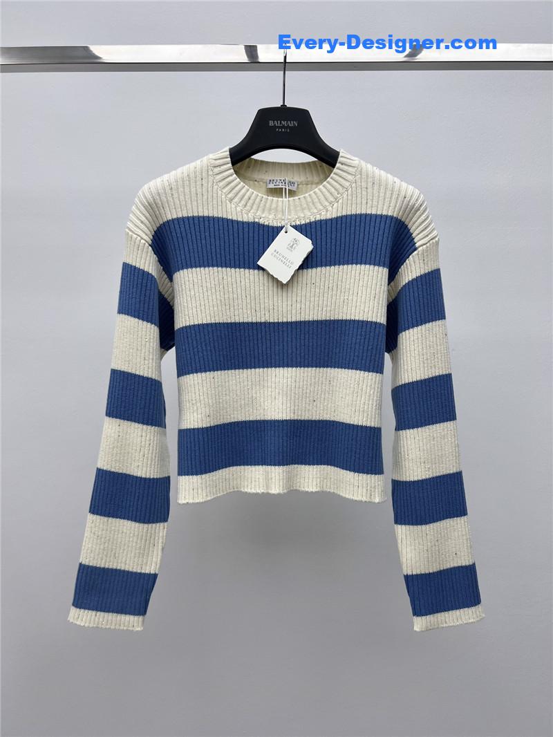 BC striped crew neck sweater replica d&g clothing