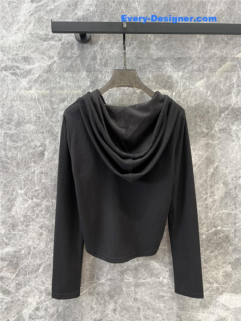 M1um1u casual hooded jacket replica designer clothes