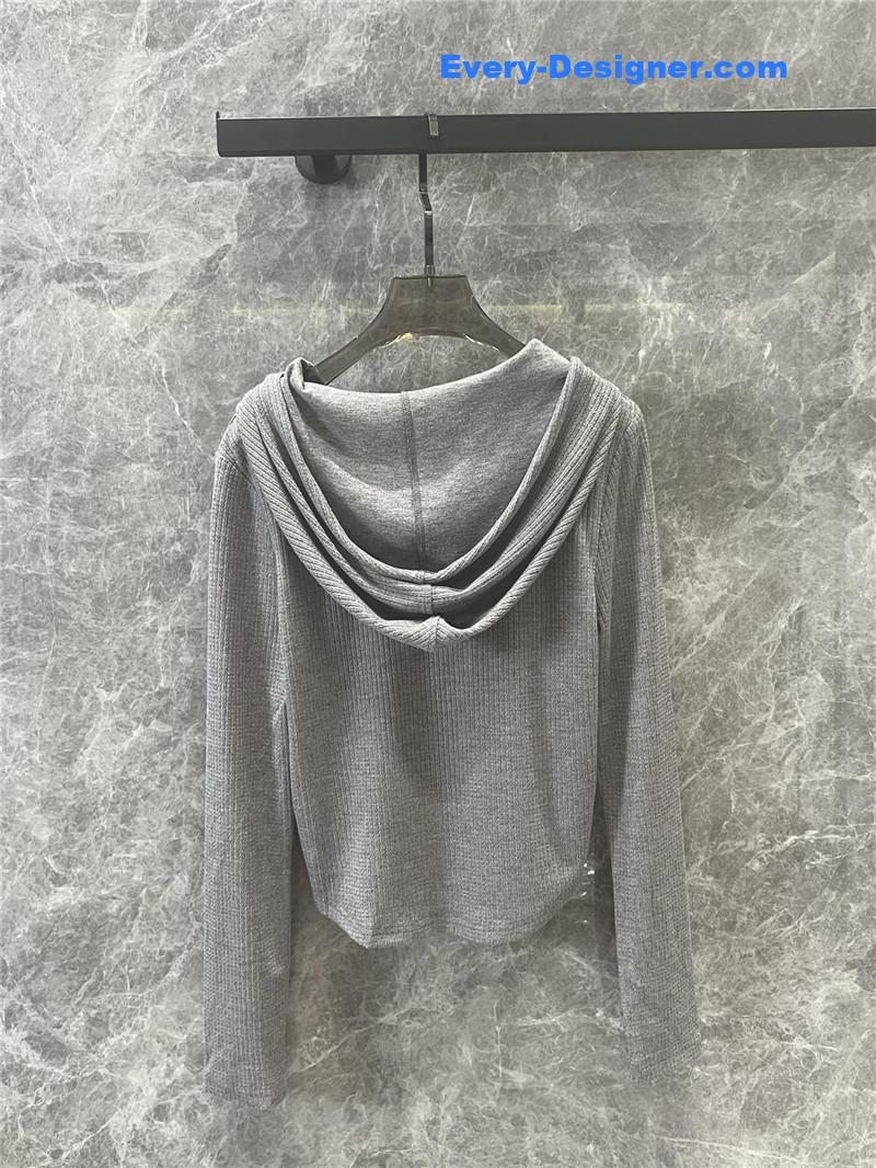 M1um1u casual hooded jacket replica designer clothes