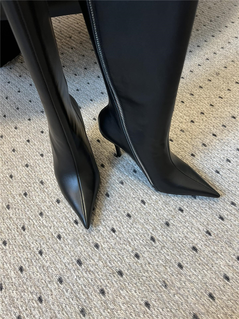 Ba1en*iaga witch keen high boots in black