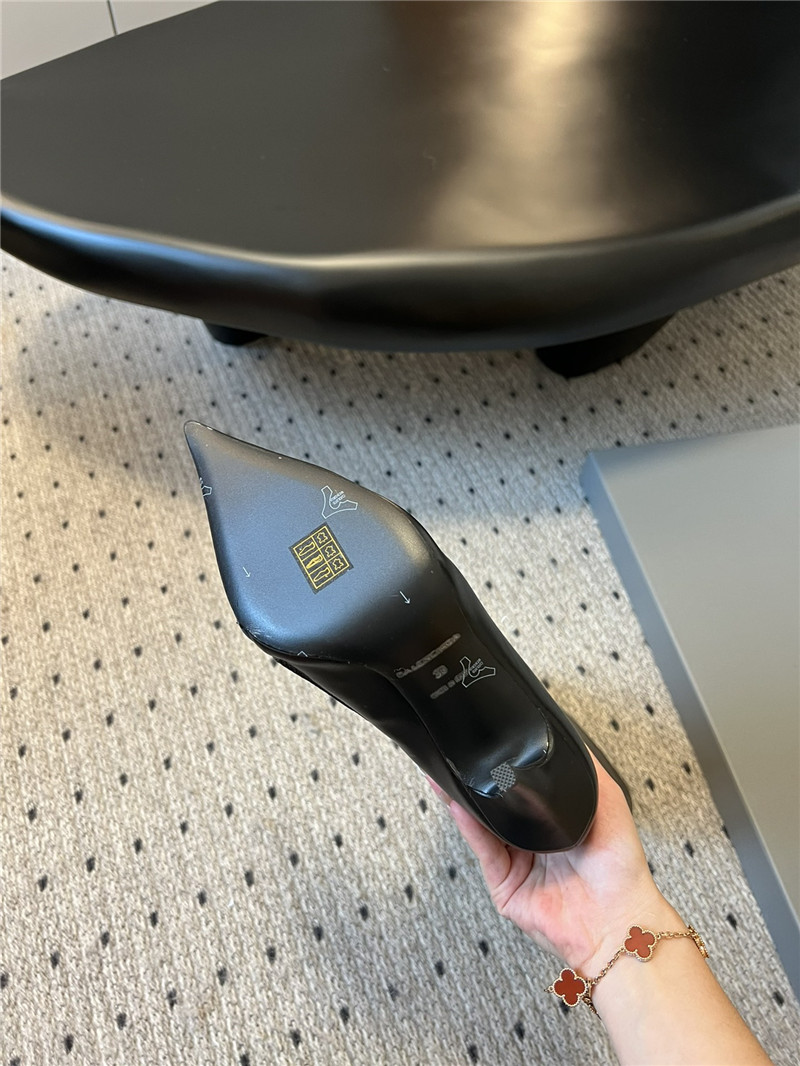 Ba1en*iaga witch keen high boots in black