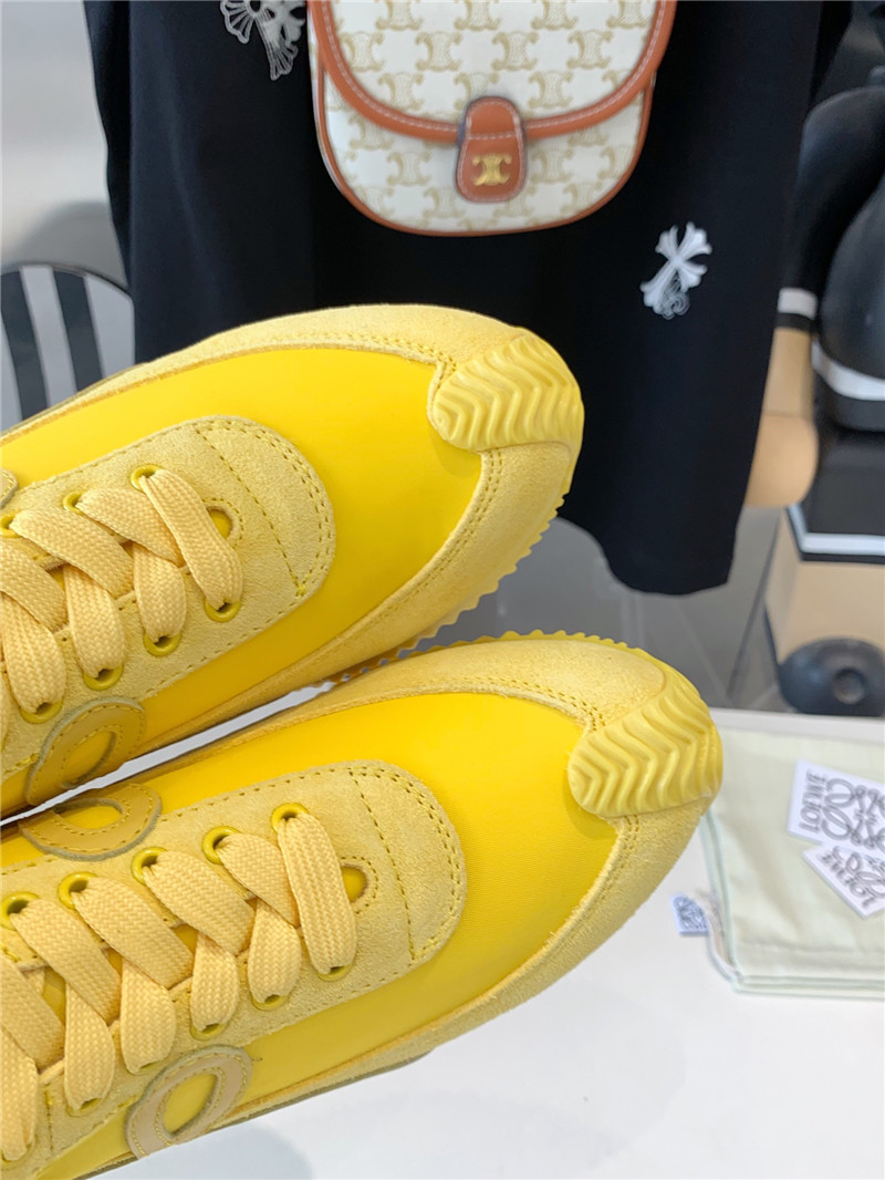 L0ew* flow runner sneakers yellow