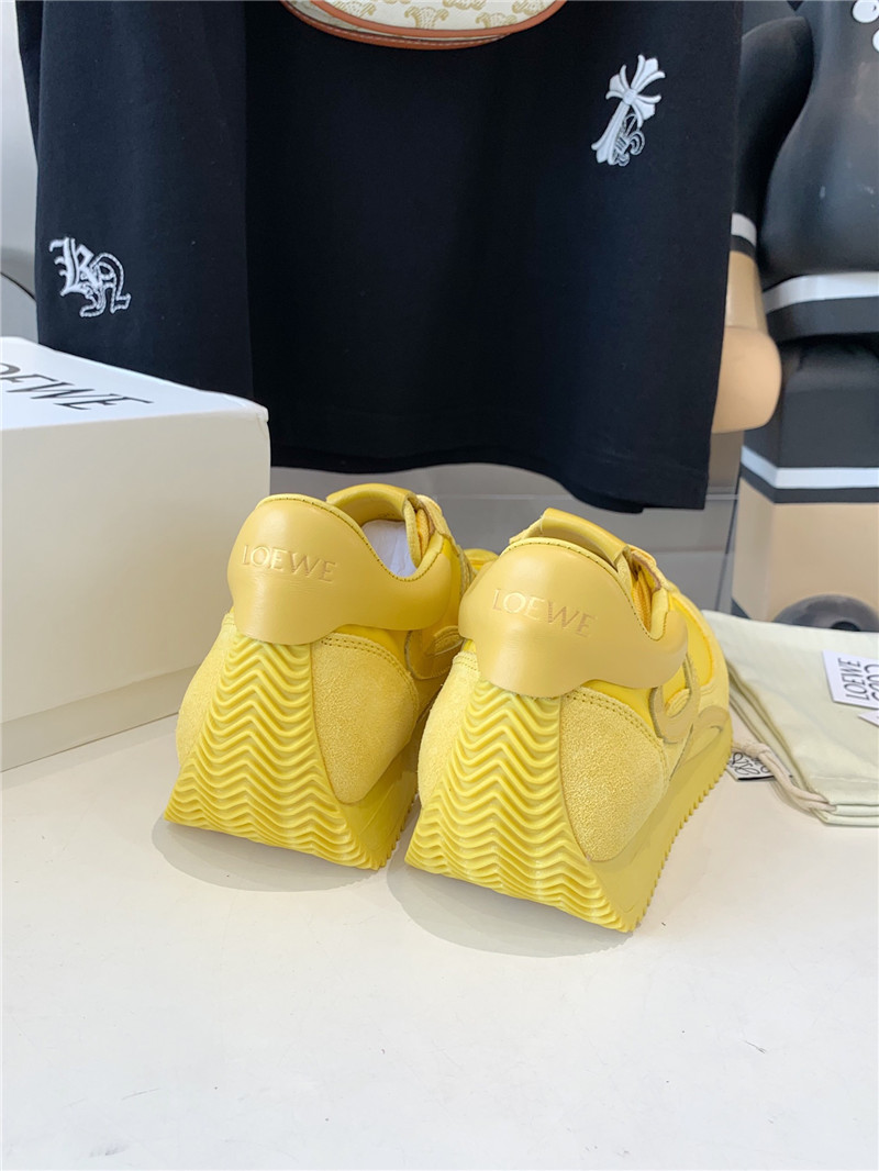 L0ew* flow runner sneakers yellow