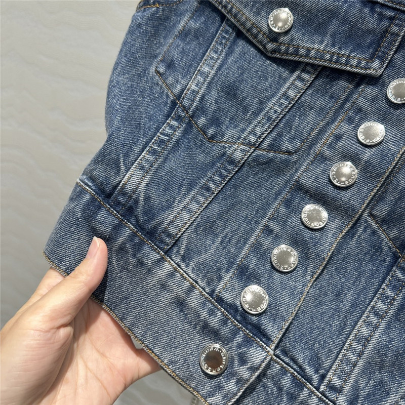 A1exa*der wang denim vest jacket replica clothes
