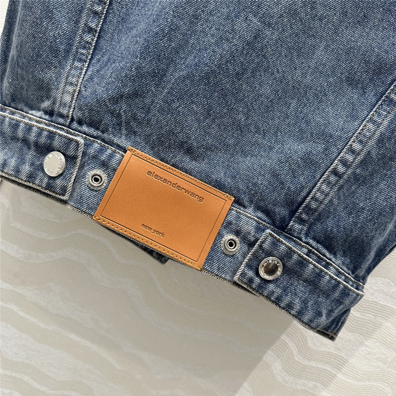 A1exa*der wang denim vest jacket replica clothes