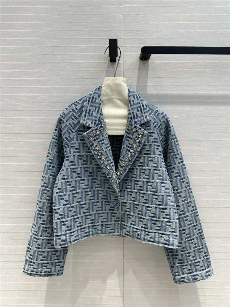 F**di lapel suit jacket replica clothing