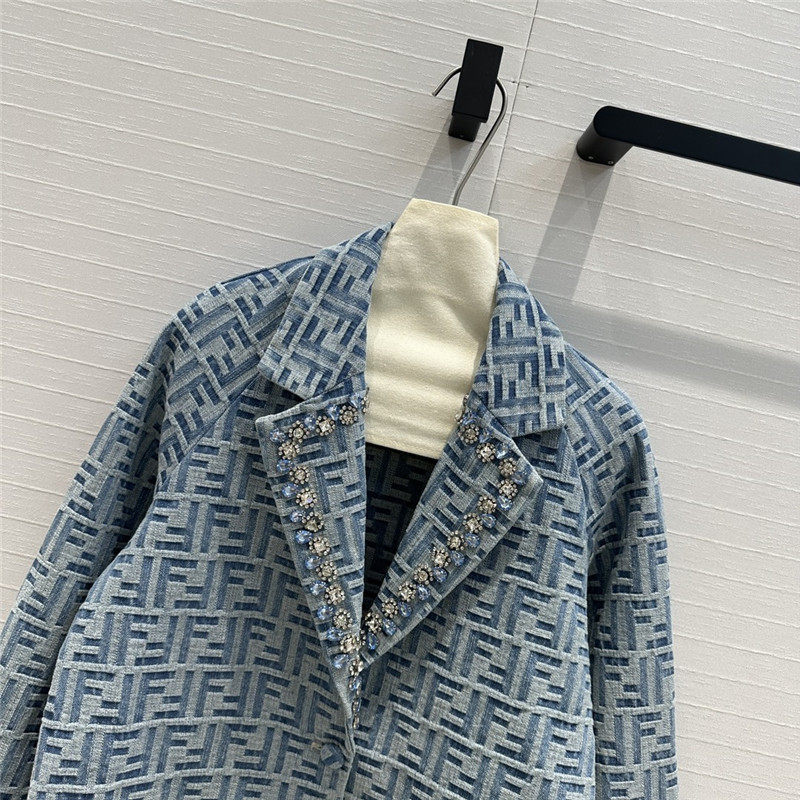 F**di lapel suit jacket replica clothing