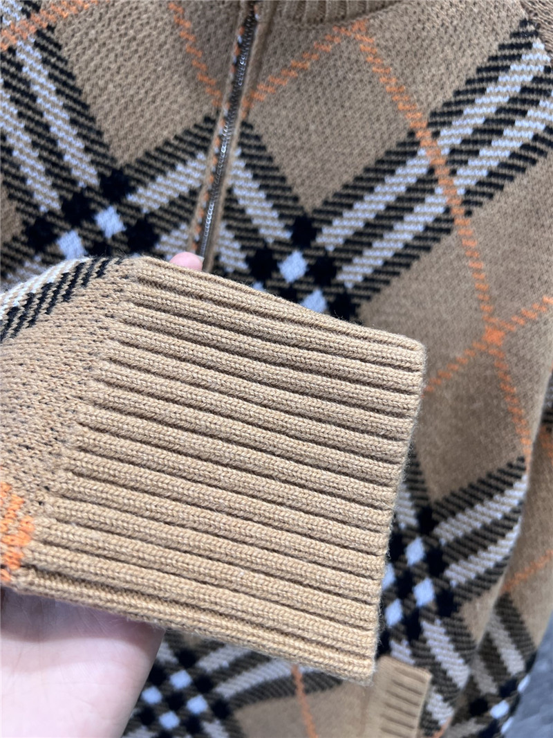 Bv*b*rry zip-up wool knit cardigan replica designer clothes