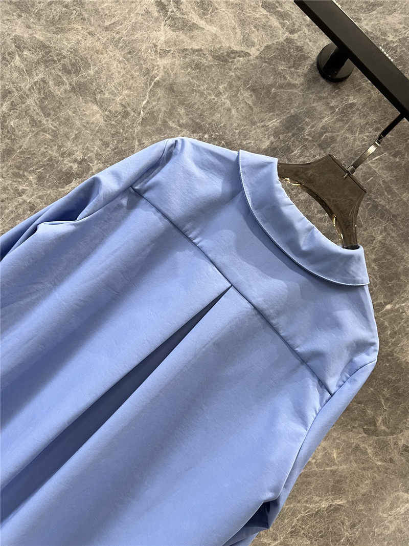 M1um1u baby doll collar shirt dress replica designer clothes