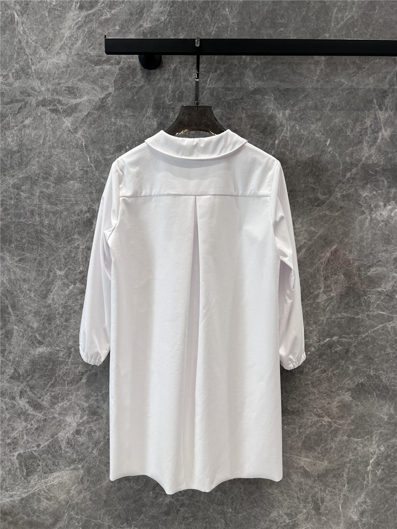 M1um1u baby doll collar shirt dress replica designer clothes