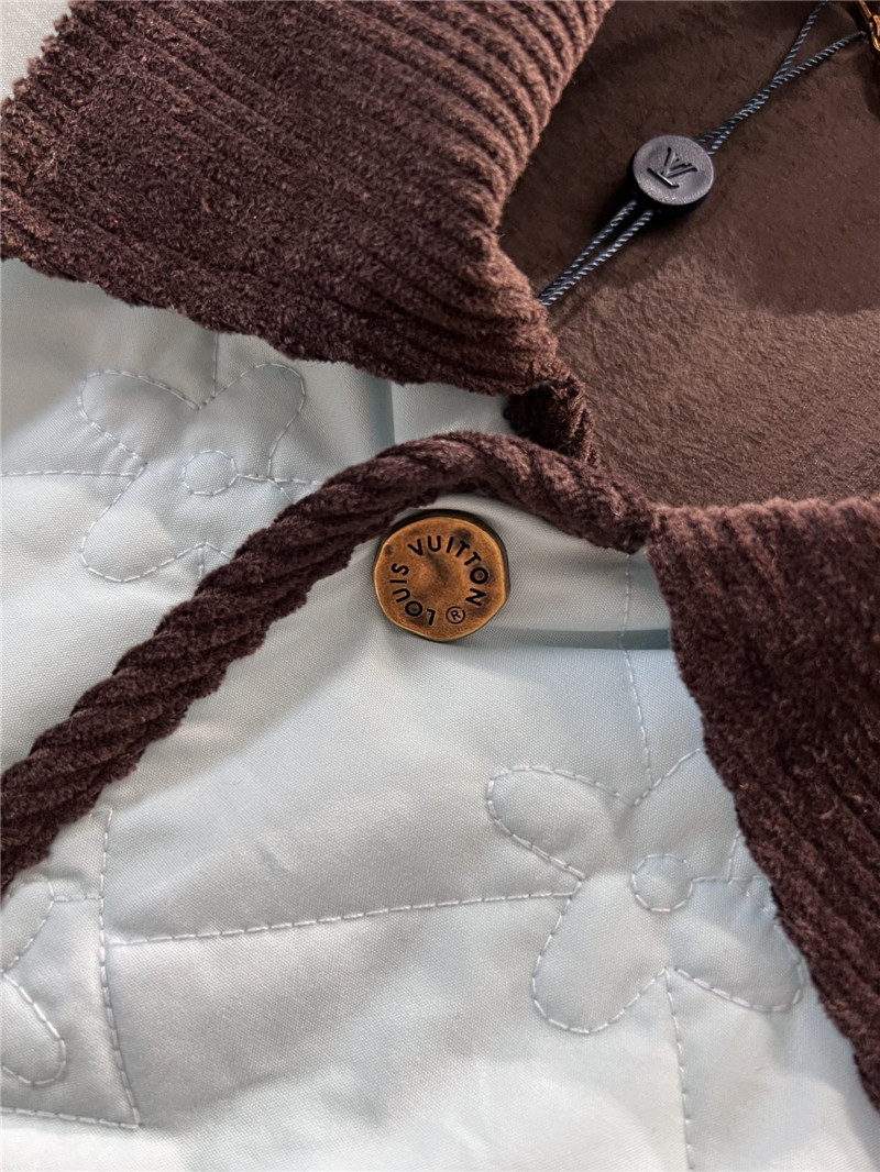 l0vis Vvtt0n lv old flower quilted cotton jacket replicas clothes