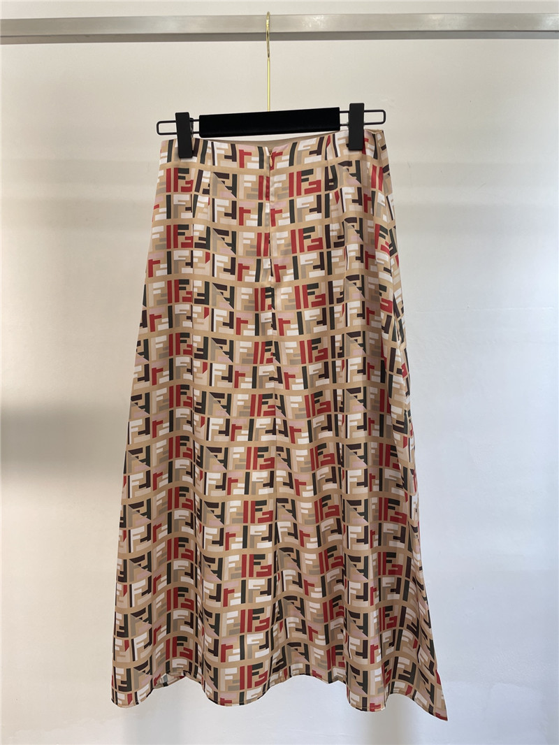 F**di ff monogram skirt cheap replica designer clothes