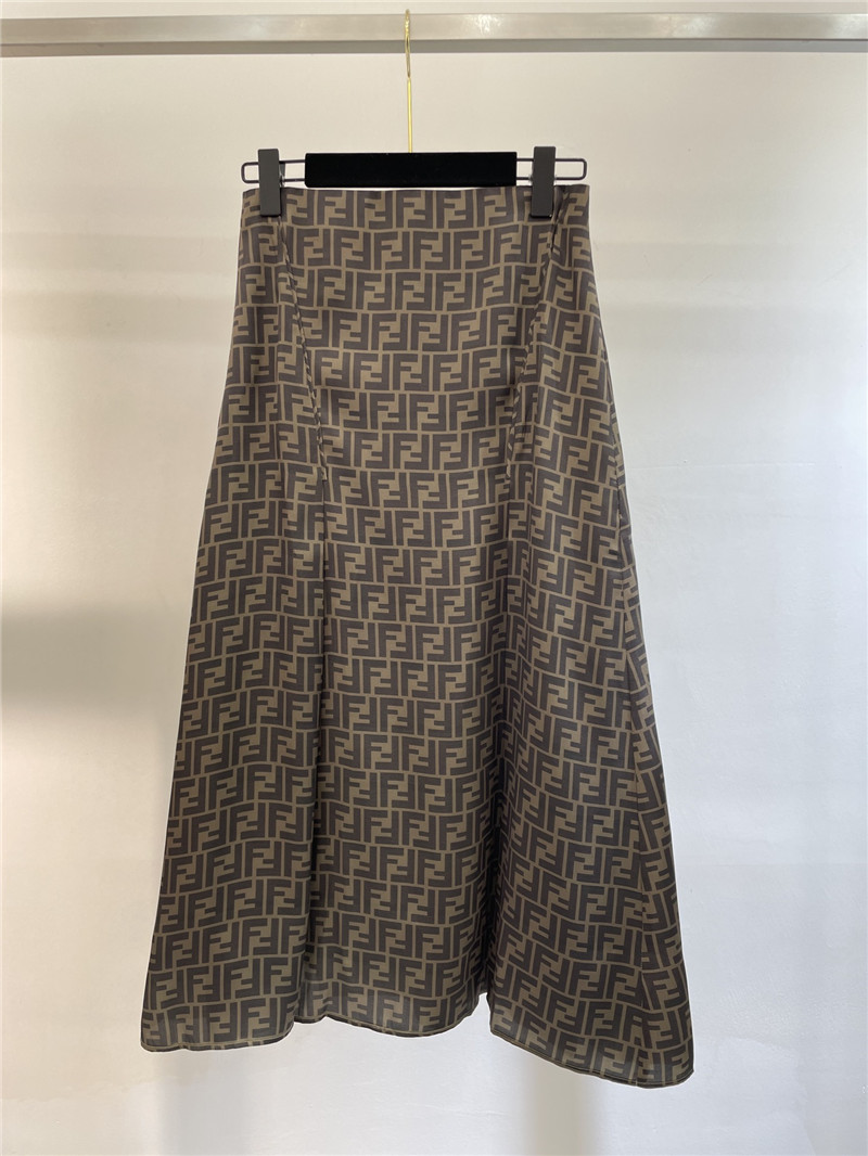 F**di ff monogram skirt cheap replica designer clothes