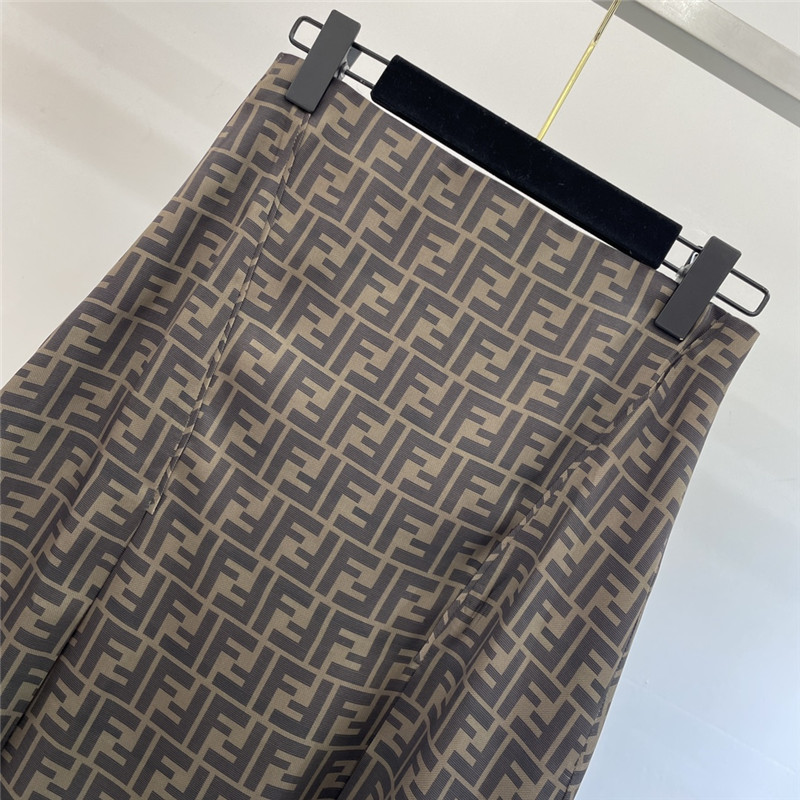 F**di ff monogram skirt cheap replica designer clothes