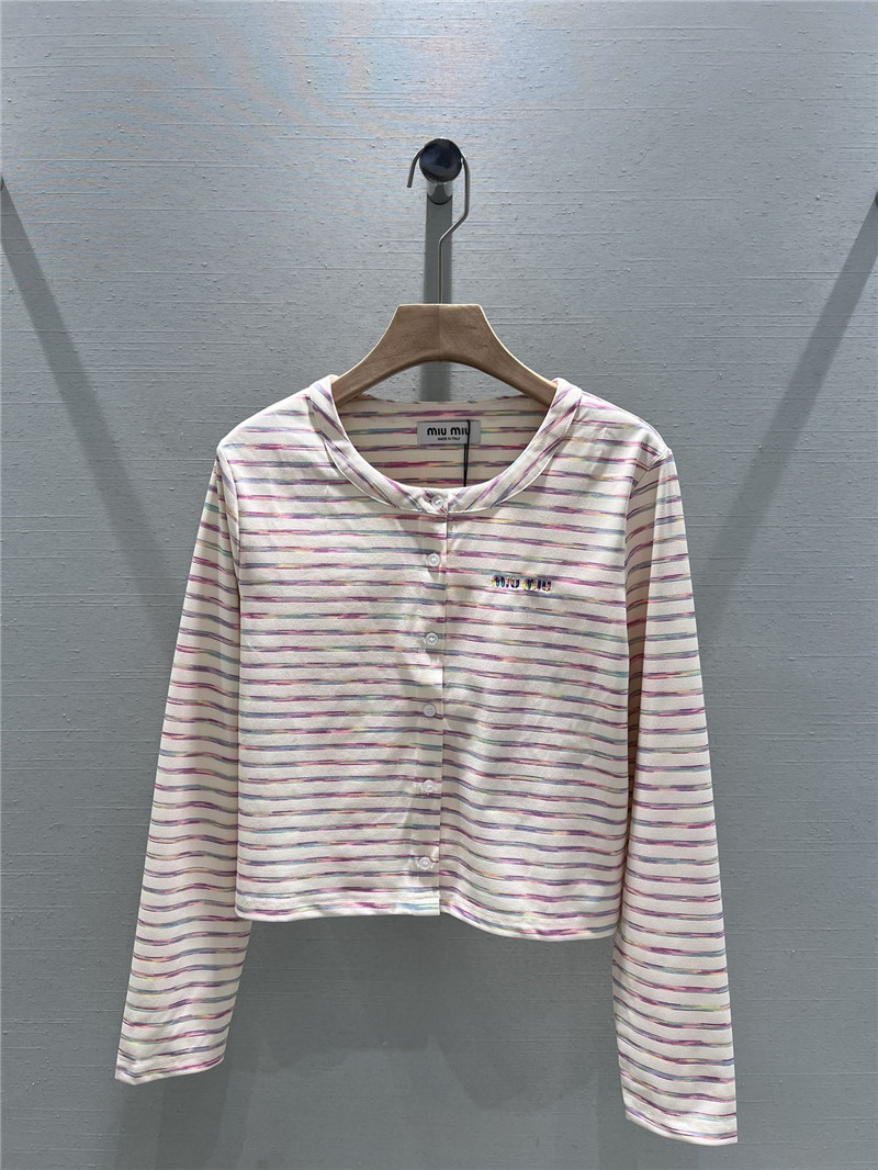 M1um1u single-breasted small coat replicas clothes