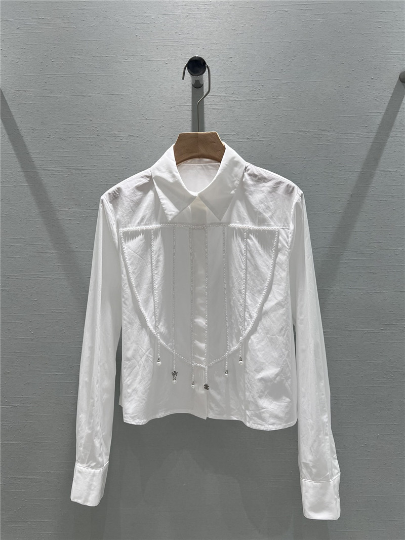 Ch**el lapel long sleeve shirt replica clothing sites