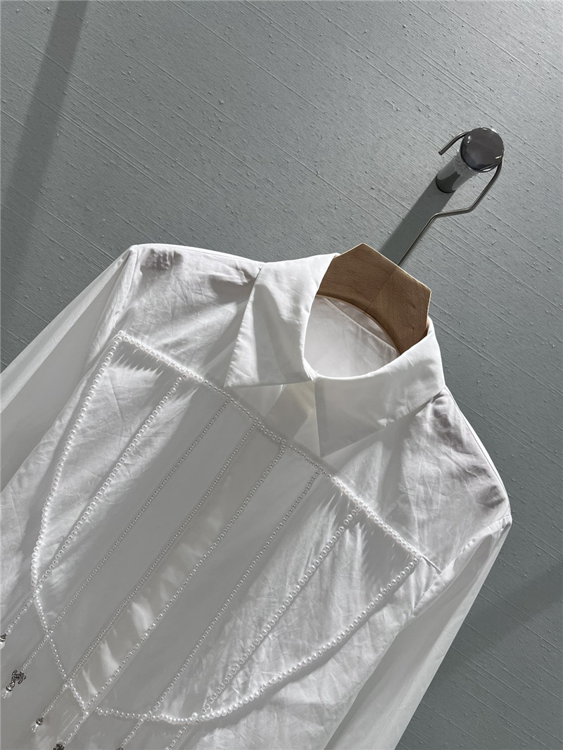 Ch**el lapel long sleeve shirt replica clothing sites