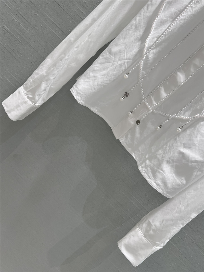 Ch**el lapel long sleeve shirt replica clothing sites