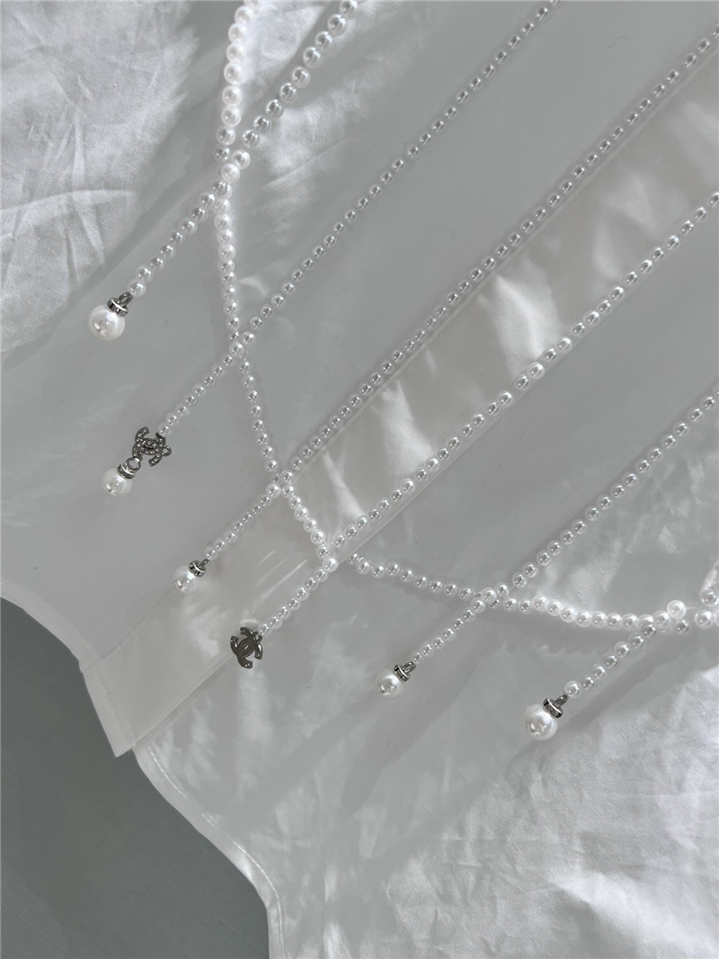 Ch**el lapel long sleeve shirt replica clothing sites