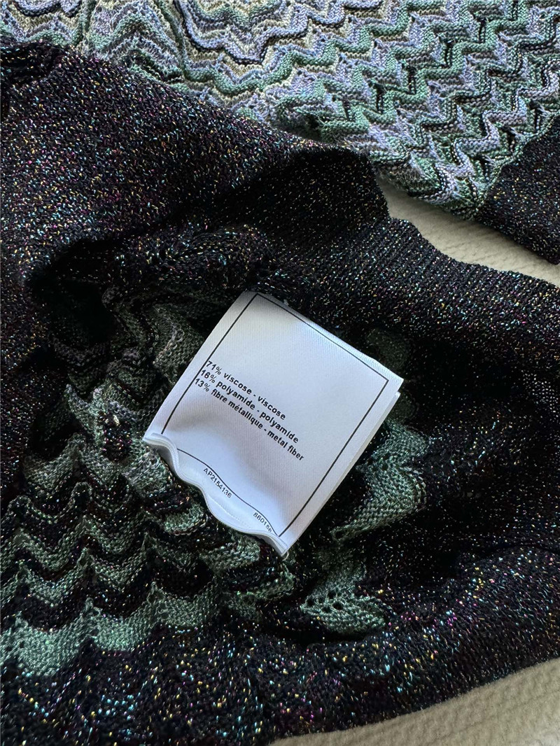 Ch**el hollow knit short-sleeved replica clothes