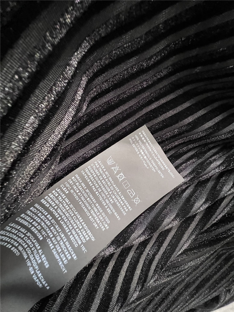 Y51 pleated velvet striped top replica clothing sites