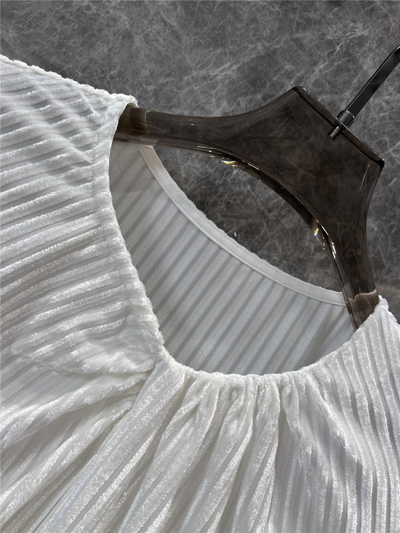 Y51 pleated velvet striped top replica clothing sites