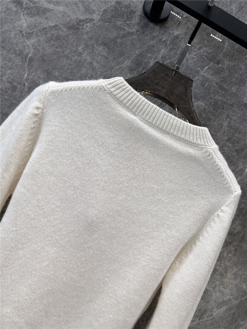 M1um1u short knitted sweater replica d&g clothing