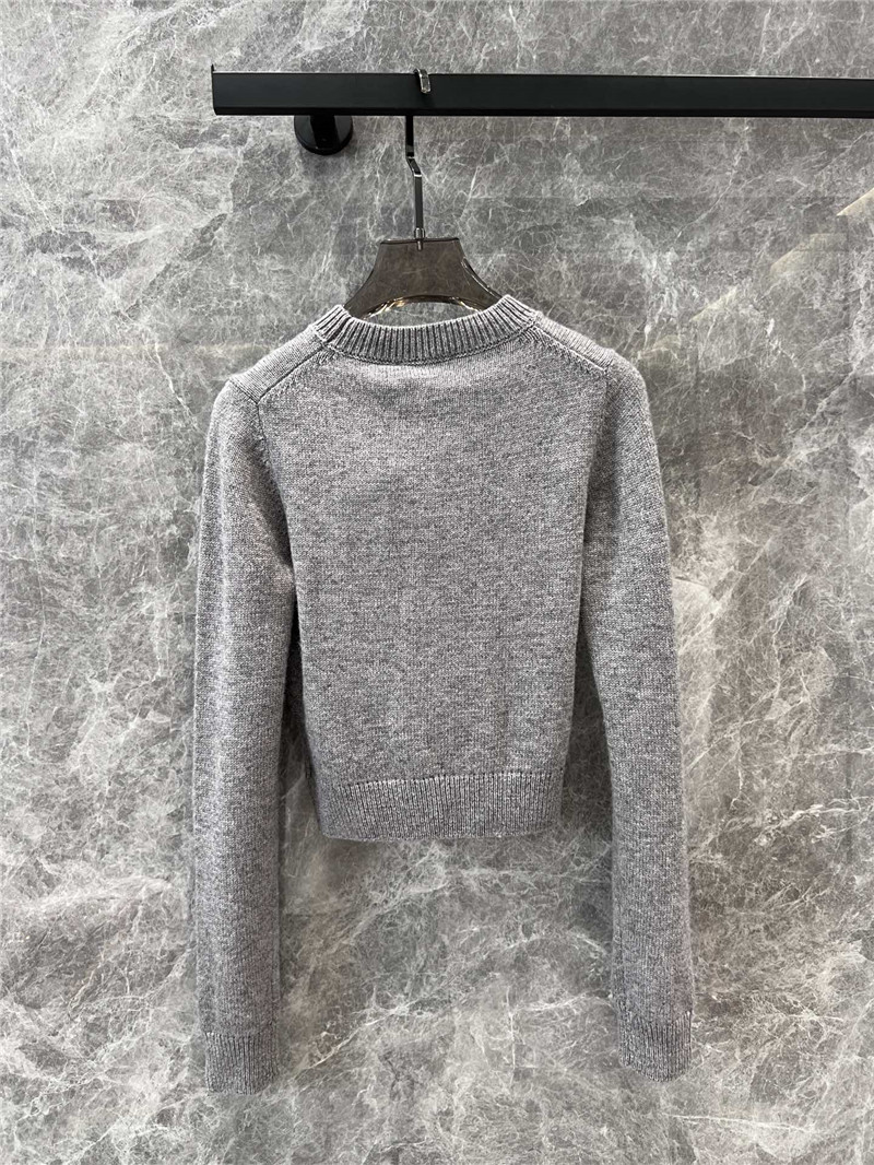 M1um1u short knitted sweater replica d&g clothing
