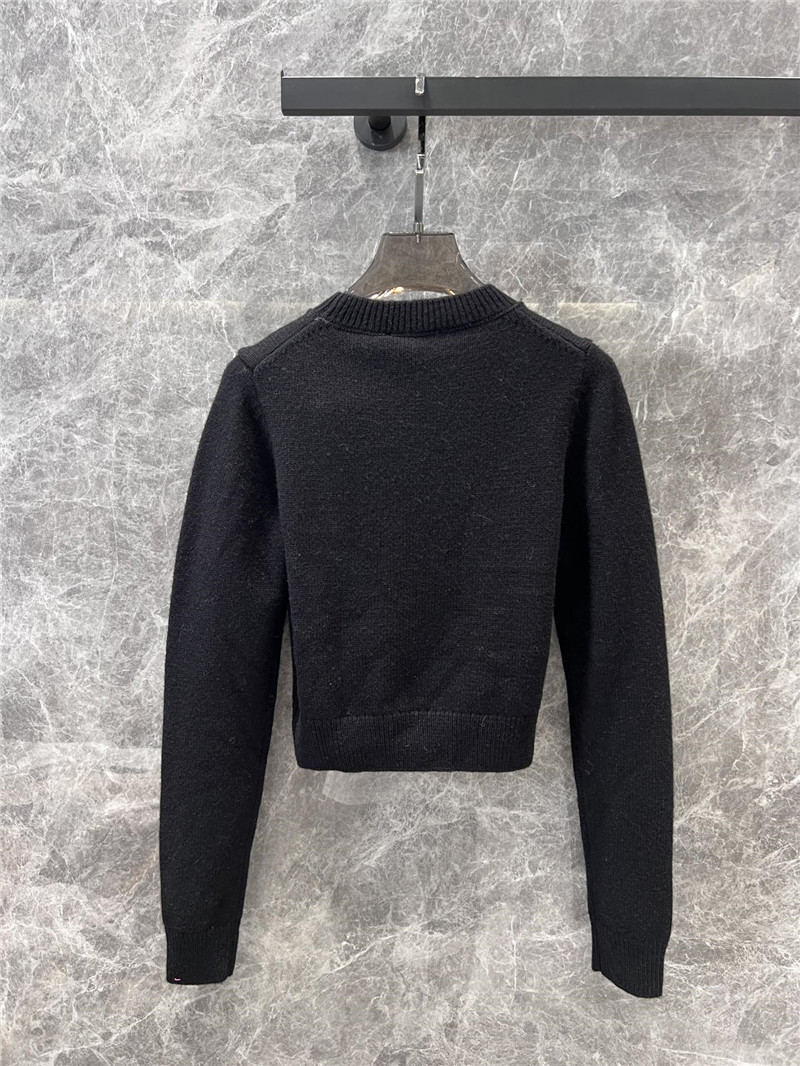 M1um1u short knitted sweater replica d&g clothing