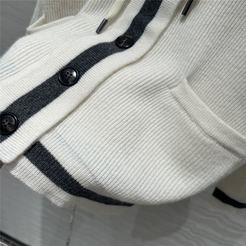 BC tennis style hooded cashmere jacket replica d&g clothing