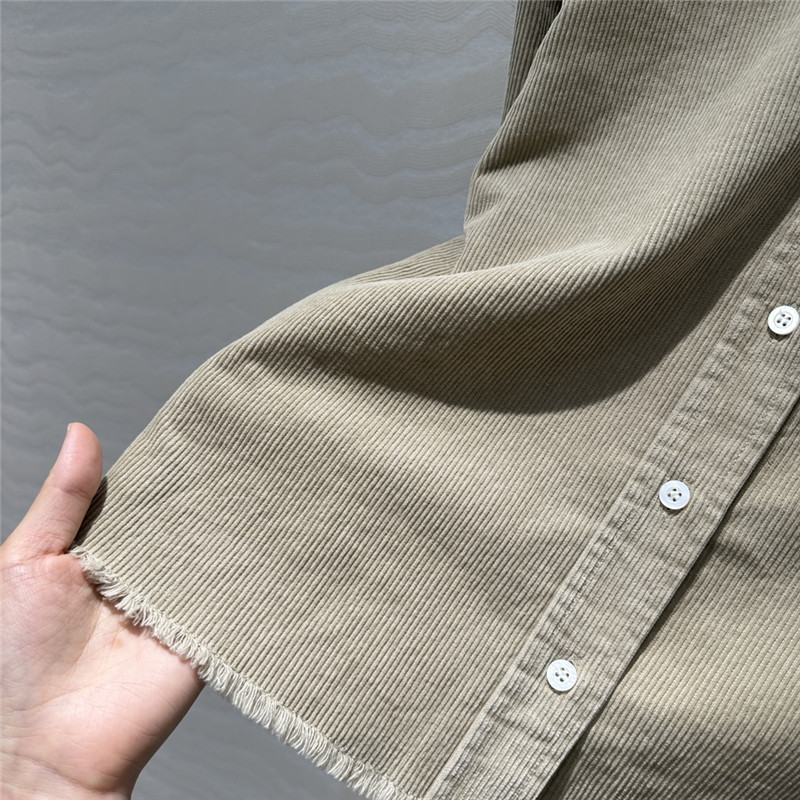 M1um1u corduroy shirt jacket replica d&g clothing