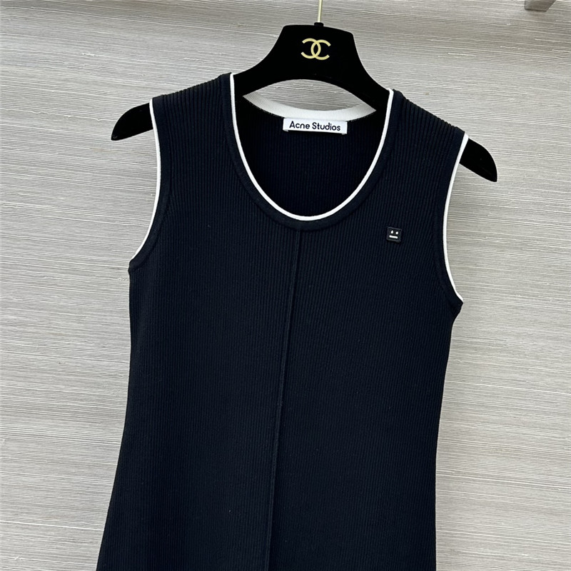 Acne Studios Knitted Vest Dress Replica Clothing Sites