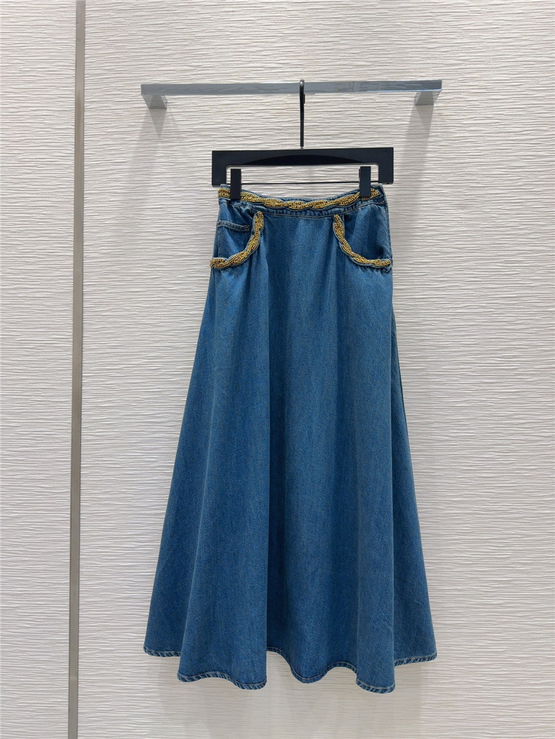 l0vis Vvtt0n lv denim skirt replicas clothes