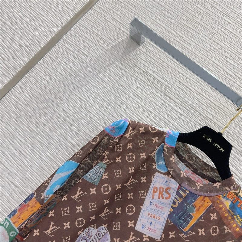 D10r joie de vivre print bottoming shirt replicas clothes