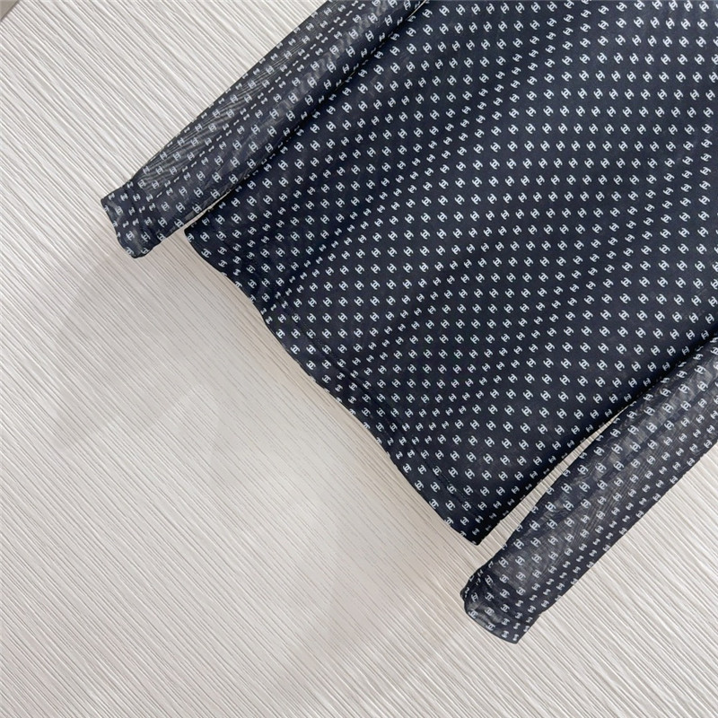 Ch**el double c penetration printing bottoming shirt replica clothes